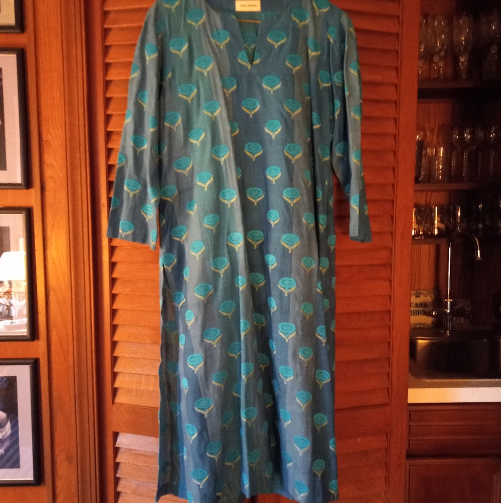 Teal Kurti Set